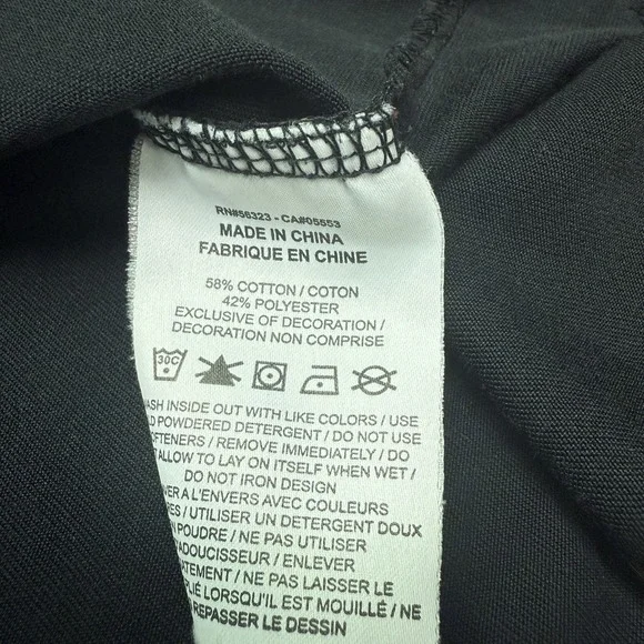 Nike Shirt Mens XL Black Red Short‎ Sleeve Tee Raindrop Center Check T-shirt - Picture 5 of 7